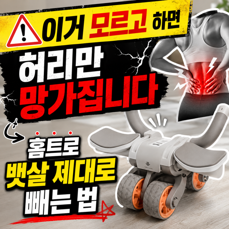 복근 운동기구 홈트 ab슬라이드 추천, 집에서 뱃살 빼는 법