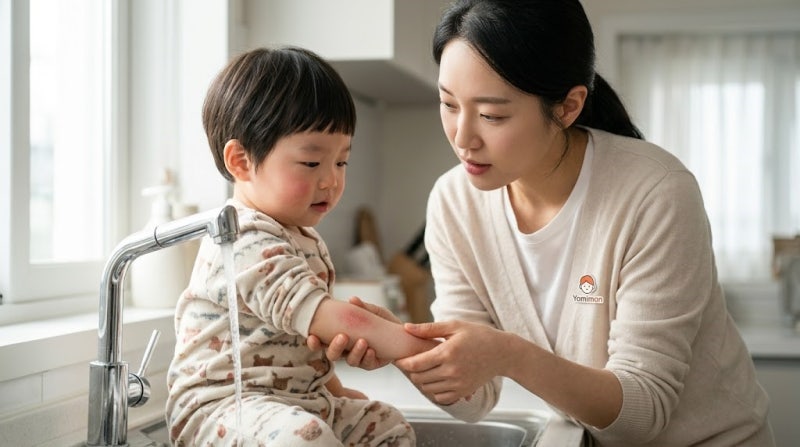 아기 화상 입었을 때 '이것' 절대 금지! 올바른 응급처치 & 화상 연고 바르는 법