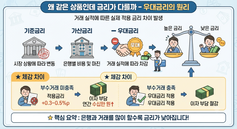 은행 주담대 금리 우대(할인) 받는 법 - 부수거래 조건과 금리인하요구권 완벽정리