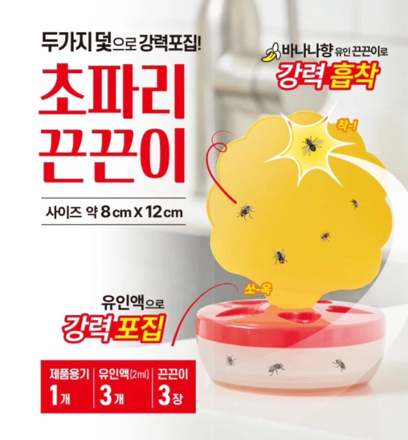 [다이소 초파리 퇴치템] 효과 대박인 꿀템 2가지 추천 (트랩 &스프레이)