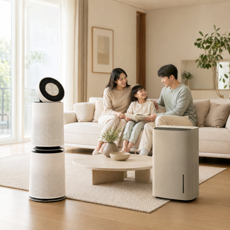 "LG 공기청정기 제습기 세트 AS285DWWC DQ214MEGA 스펙 가격 정리"