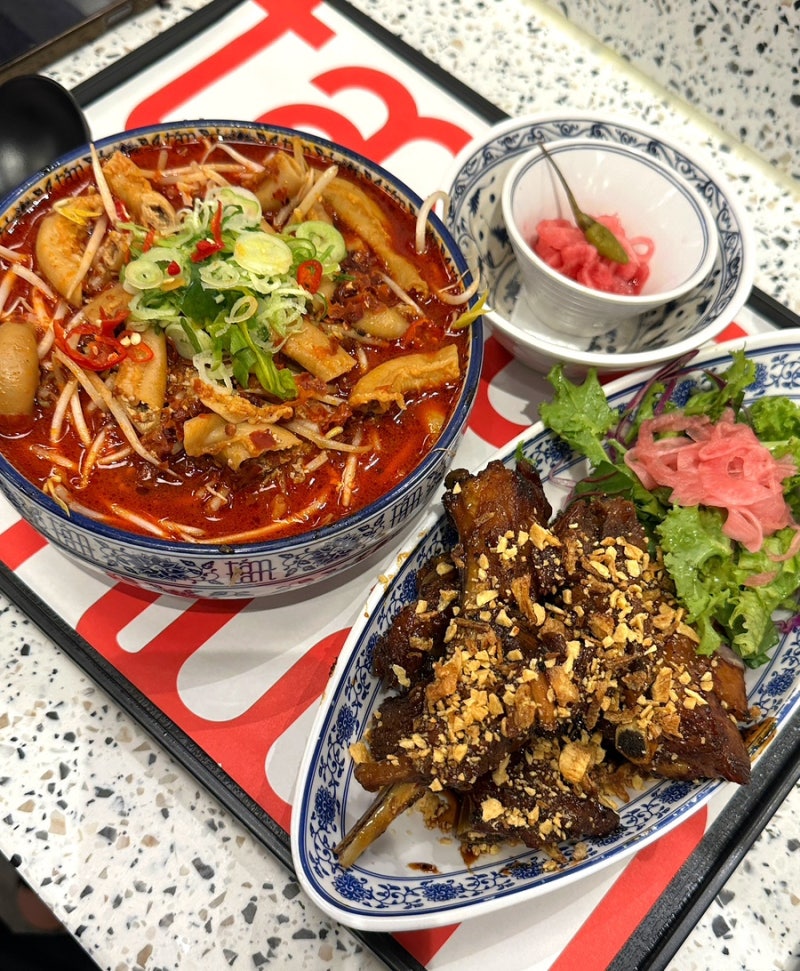 부산 서면 롯데백화점 팝업 베트남음식 맛집 매운 소곱창 보양 쌀국수 땀땀 세트 가격 후기