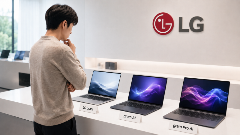 LG 그램 종류가 헷갈린다면? 그램·그램 AI·그램 Pro AI 차이 총정리
