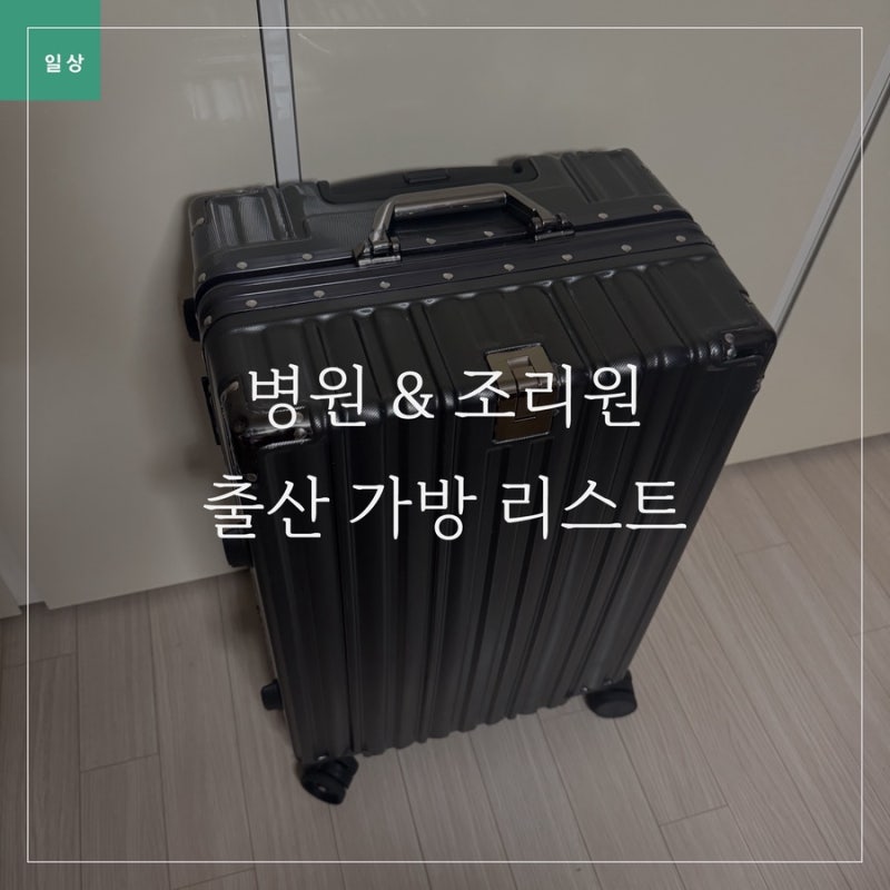 임산부 출산 가방 리스트 | 연세아란산부인과 & 여주공공산후조리원