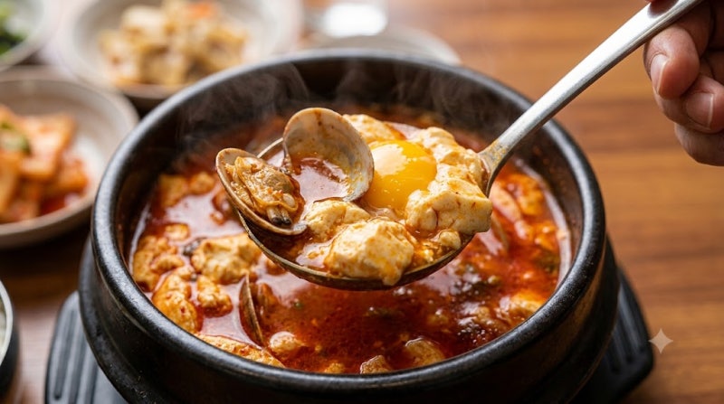 순두부찌개 황금레시피, 얼큰하고 진한 맛 내기! 집에서도 전문점처럼 만드는 비법