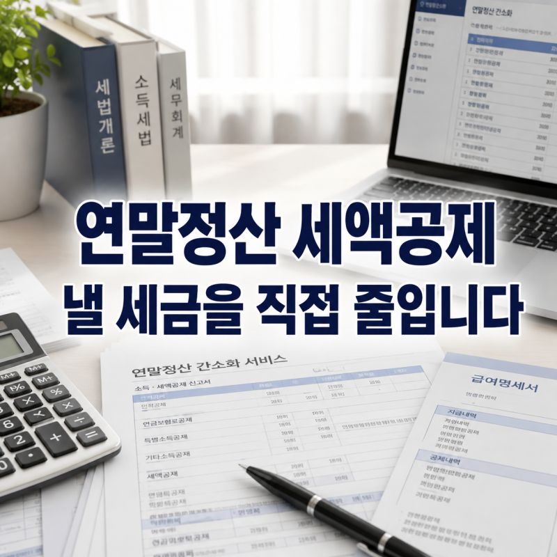 공제액만큼 세금에서 바로 빠집니다｜연말정산 세액공제·뜻·세금 줄이는 구조