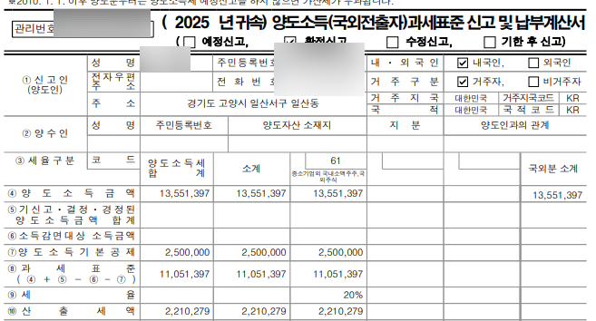 미국주식 양도세 계산법, 절세 방법과 신고 기간 총정리