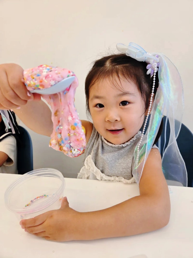 동탄 슬라임카페 추천| 팅글리슬라임카페에서 여름방학 실내체험하고 왔어요