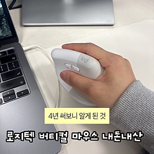 로지텍 리프트 버티컬 마우스 4년 사용 내돈내산 찐후기