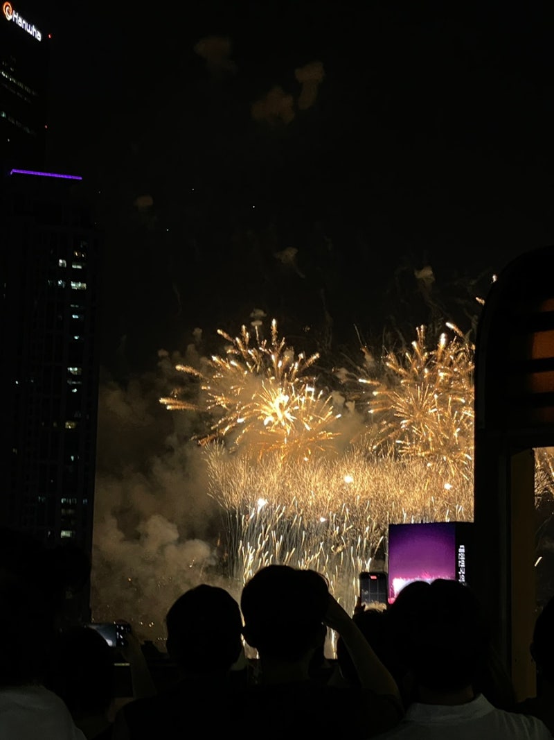 2년 연속 서울불꽃축제 명당 : 2025 한화 서울 세계 불꽃축제 노량진수산시장 주차타워 후기 ....