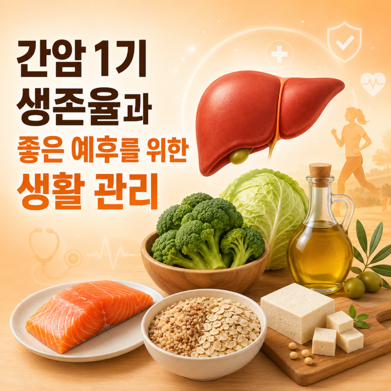 간암 1기 생존율과 좋은 예후를 위한 생활 관리