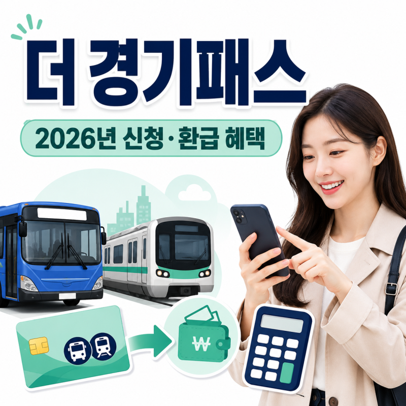 더 경기패스, “교통비 얼마나 돌려받나?” 2026년 신청과 환급 혜택