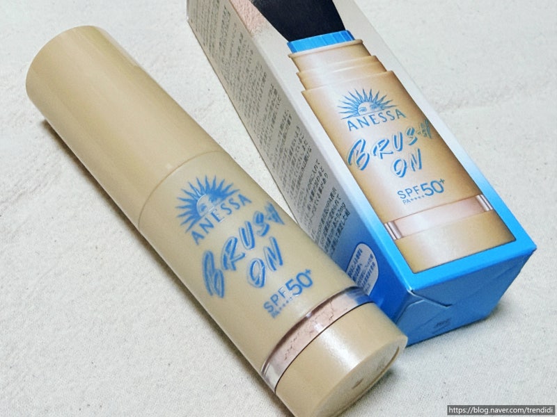 아넷사 퍼펙트 UV 브러쉬 온 파우더 후기, 화장 위 선크림 덧바르기 괜찮을까? (드럭스토어추....