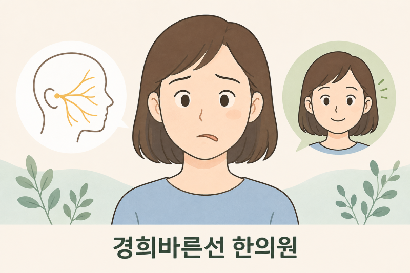 한쪽 얼굴이 갑자기 굳었다면 | 구안와사 초기증상과 벨마비, 침 치료 시작 시기 (여의도 한....