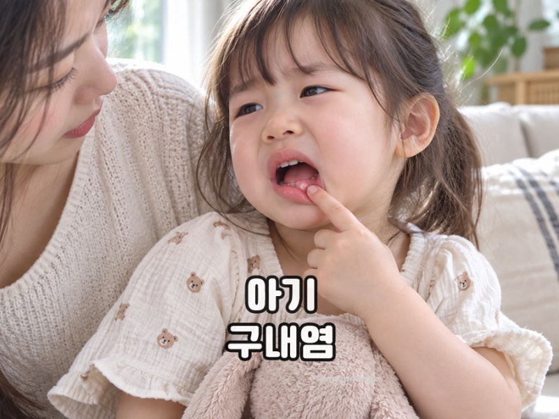아기 구내염 증상부터 전염, 잠복기까지! 빨리 낫는법 총정리