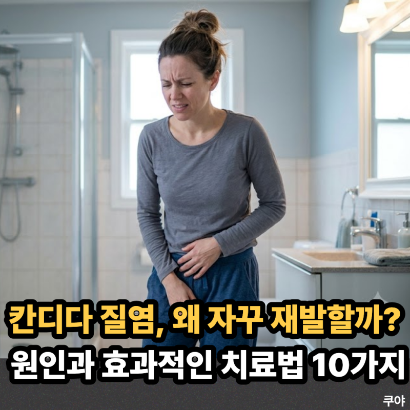 칸디다 질염, 왜 자꾸 재발할까? 원인과 효과적인 치료법 10가지