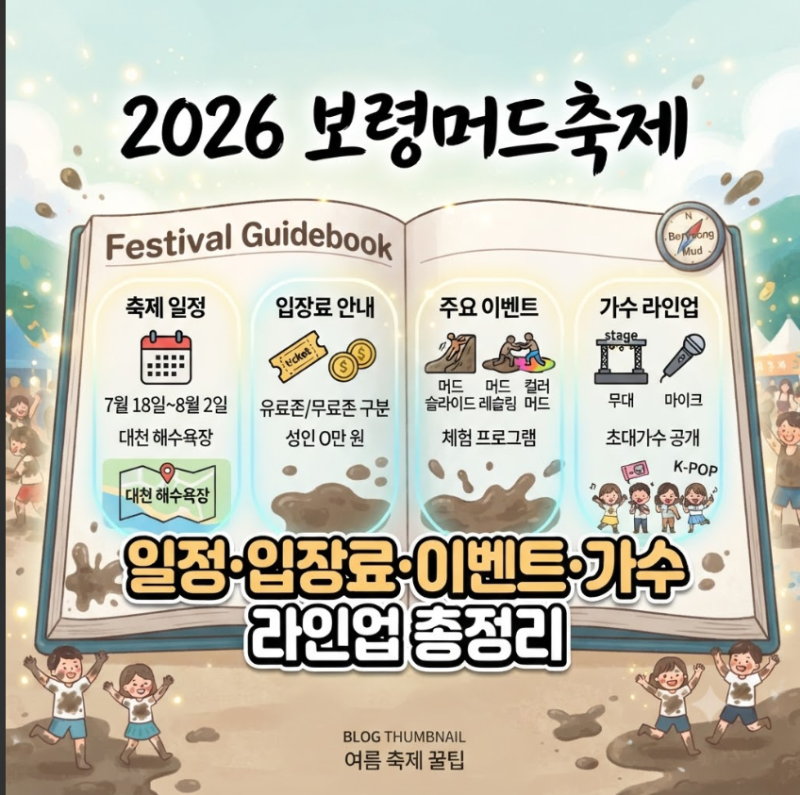 2026保寧マッドフェスティバル: 日程、入場料、イベント、歌手ラインナップ完全まとめ