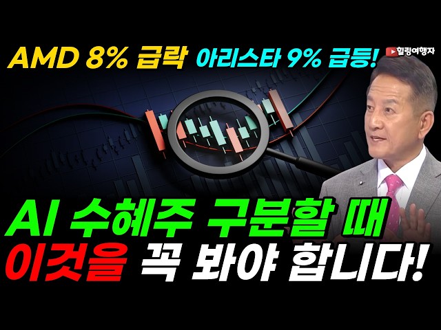 AMD는 8% 급락, 아리스타는 9% 급등! 같은 AI 수혜주인데 주가는 왜 완전히 갈렸을까? AI 데이터센터가 커질수록 반드시 필요한 두 기업, 다음 수혜주 2 종목!