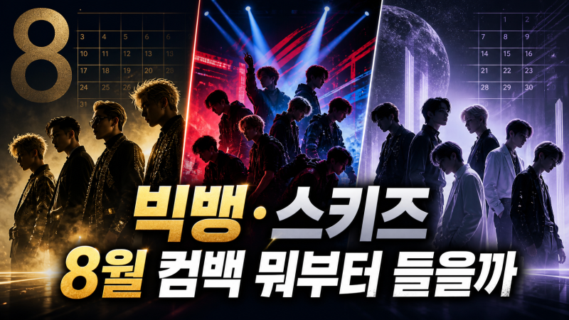 8월 K팝 컴백 라인업, 빅뱅·스트레이 키즈·엔하이픈·NCT 127 컴백 대전