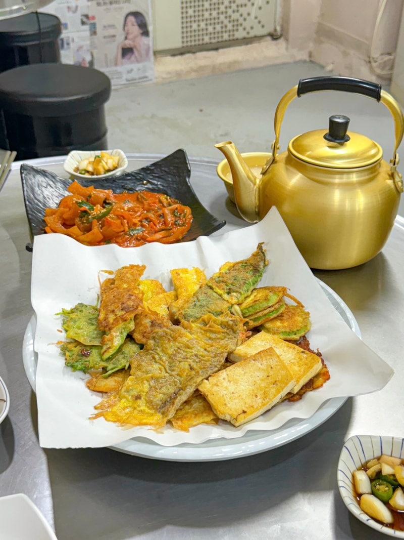인천 수봉공원 근처 숭의동 맛집 수봉전집 포장가능