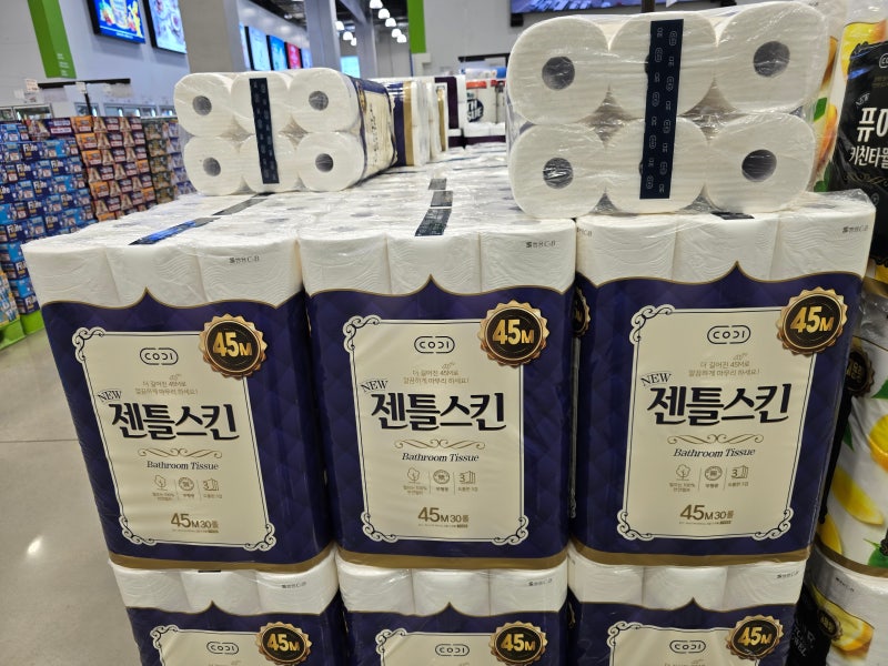 이마트 트레이더스 코디 젠틀스킨 화장지 가격 21,980원! 3겹 프리미엄 화장지 할인 행사