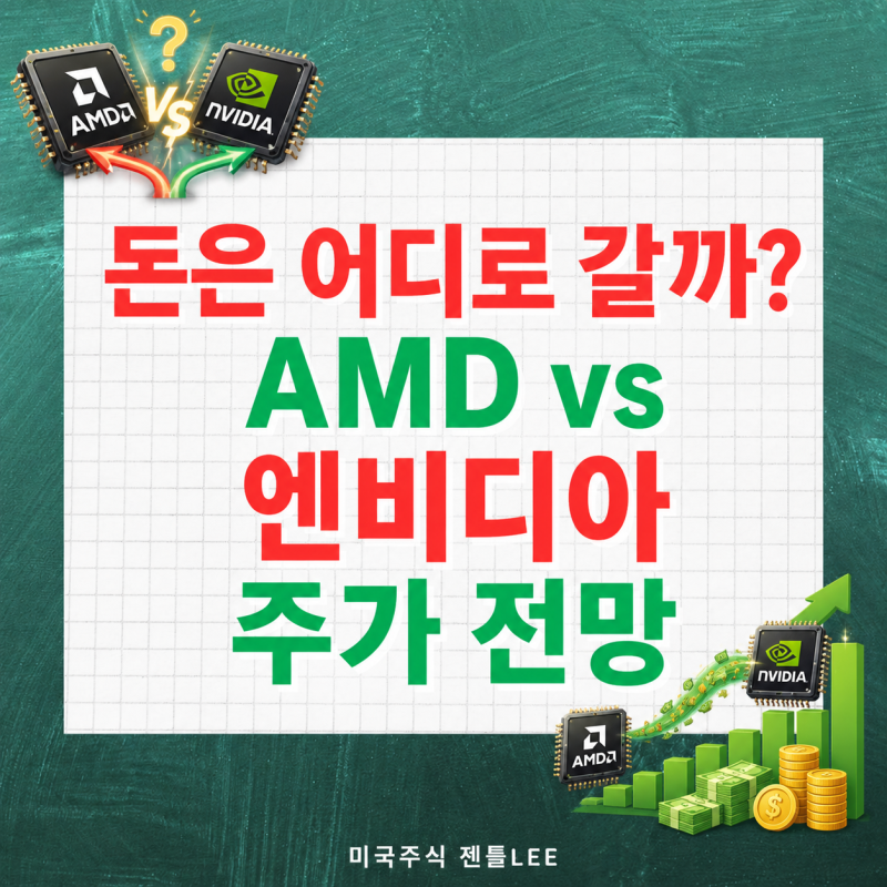 "AMD vs 엔비디아 주가 전망", 실적보다 중요한 차이 국내 반도체는 호재일까?