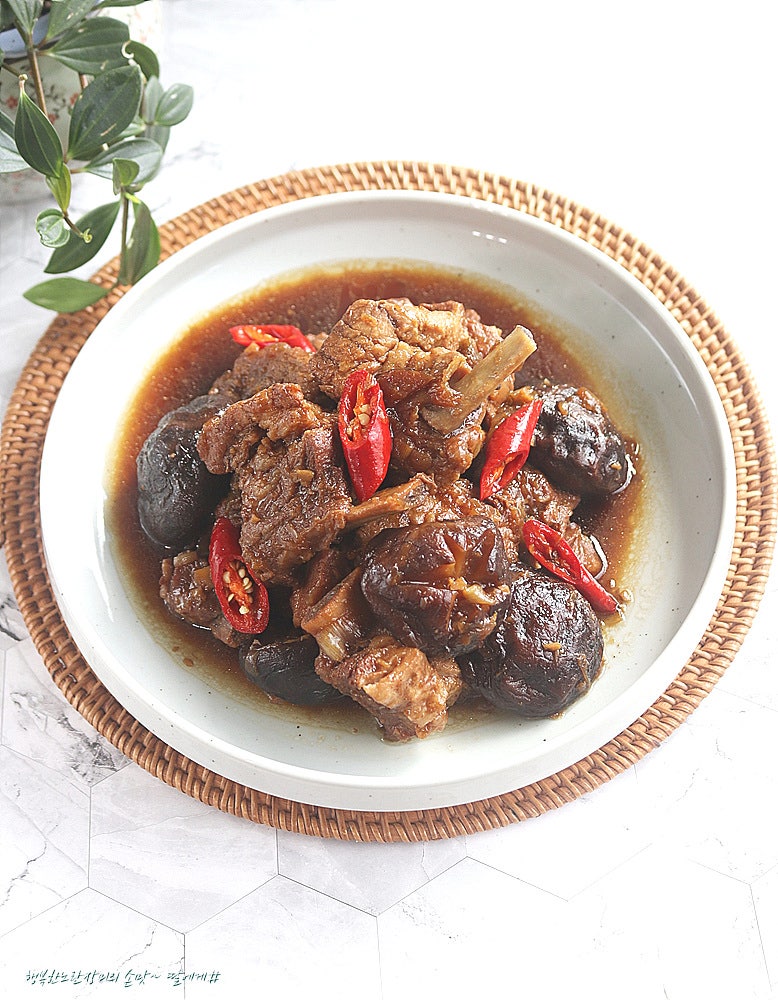 돼지갈비찜 만드는법~ 압력솥 간장돼지갈비찜