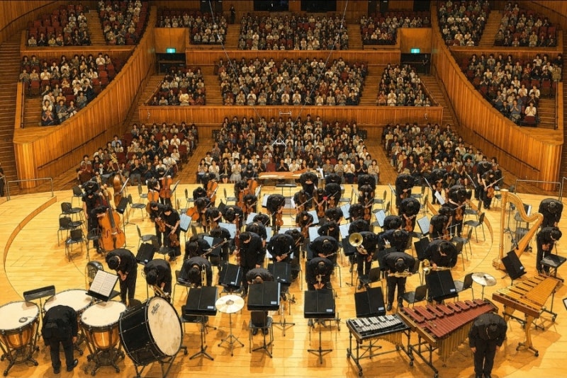 大学生の文化生活 | 久石譲映画音楽コンサートレビュー | ロッテコンサートホール視界制限席の視界 | アンコール