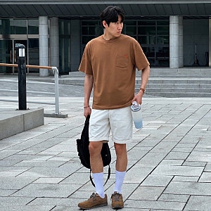 워크웨어 반팔티 유니버셜 오버롤 포켓티 후기