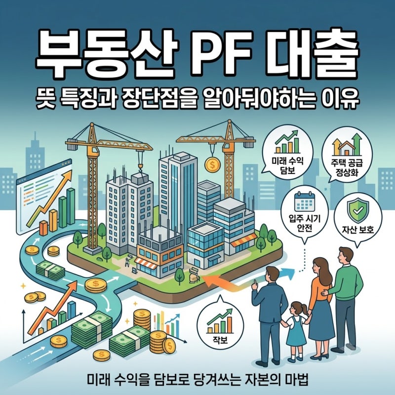 부동산 pf대출 뜻 특징과 장단점을 알아둬야하는 이유