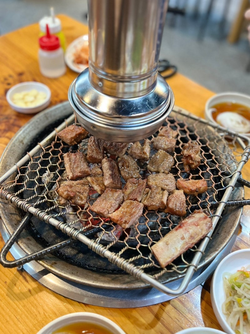 광명사거리 고기집, 돼지갈비 맛집 홍천화로구이 우리가족 단골 외식집!