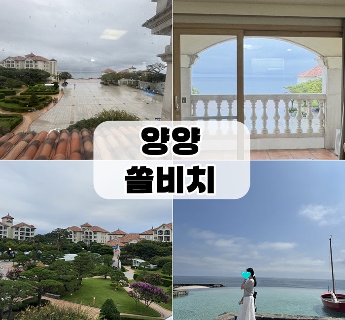 양양 쏠비치 리조트 D동 스위트 (취사,스탠다드,침대),챙겨가야할것