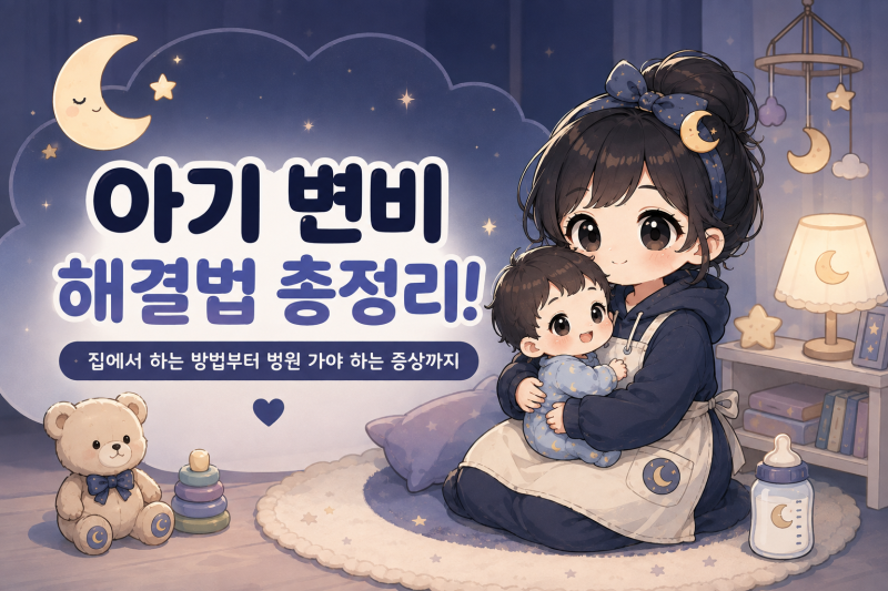 아기 변비 해결법 총정리! 집에서 하는 방법부터 병원 가야 하는 증상까지