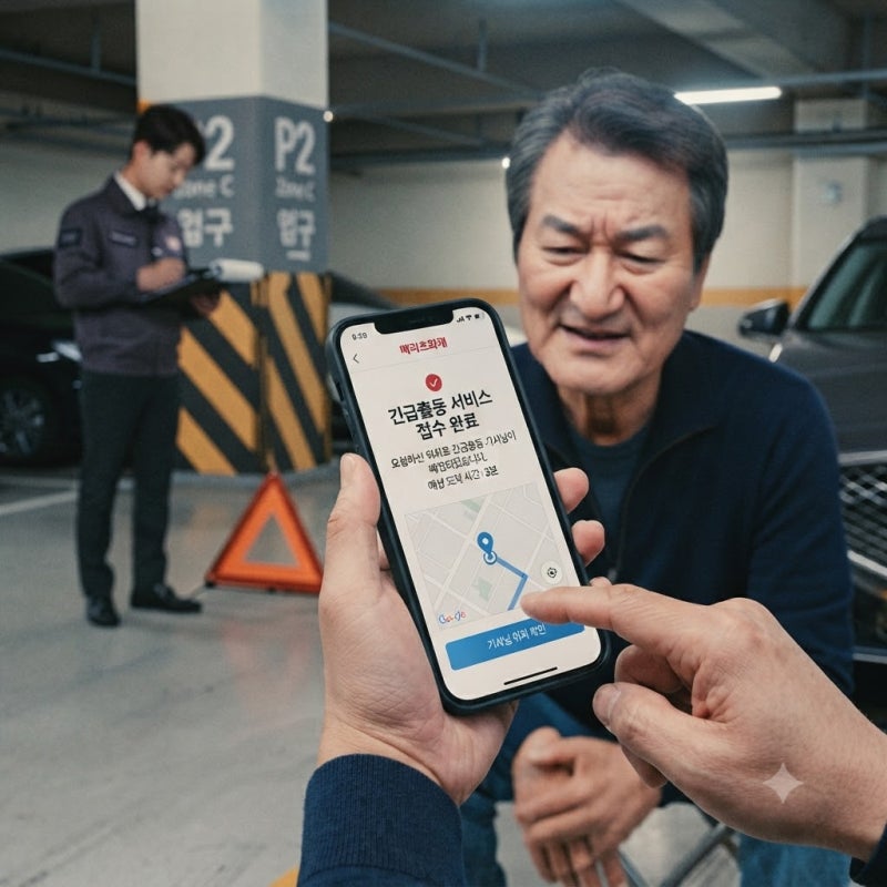 메리츠화재 긴급출동 전화 안 될 때 모바일 앱으로 3분 만에 부른 후기