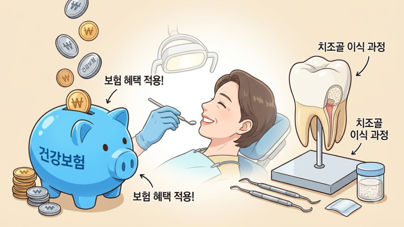임플란트 건강보험 적용 나이와 뼈이식 추가 비용 기준 완벽 정리