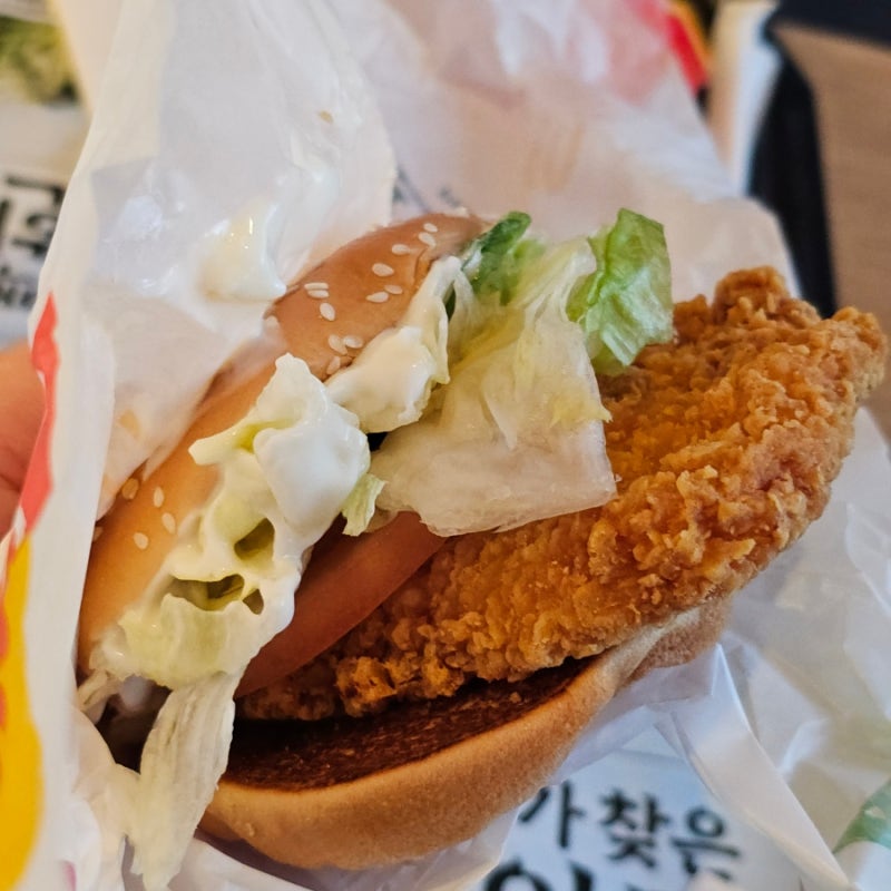 맥도날드 햄버거 '맥스파이시 상하이버거' 후기