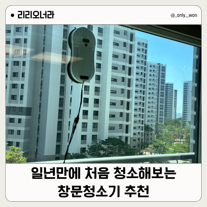 청소하고 싶었던 아파트 창문 청소, 미러브 창문 청소기 대여 내돈내산 솔직 후기