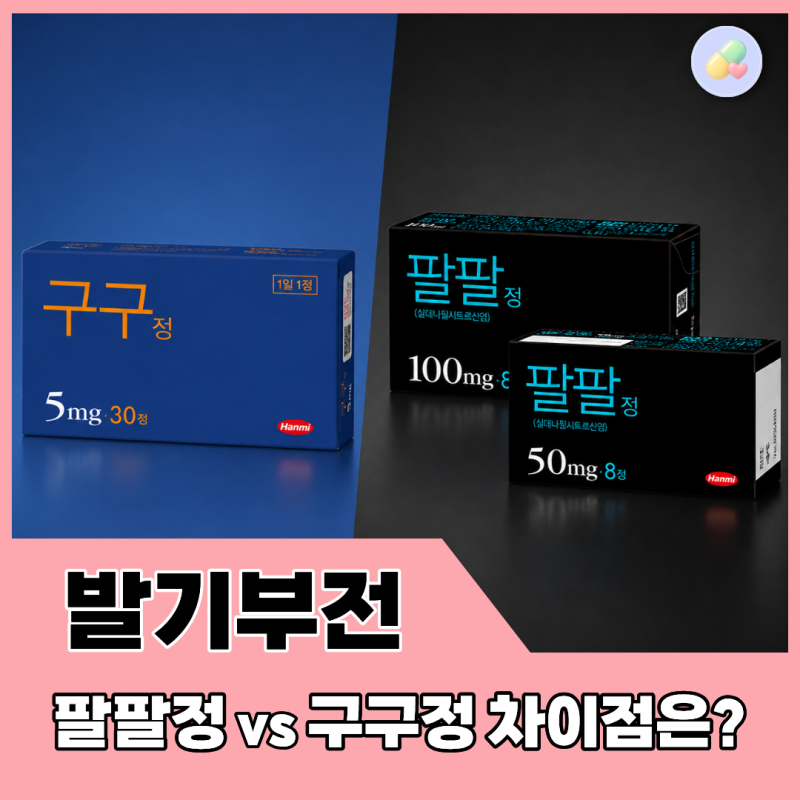 팔팔정 vs 구구정, 뭐가 다를까? 약사가 먼저 보는 처방 전 확인 기준