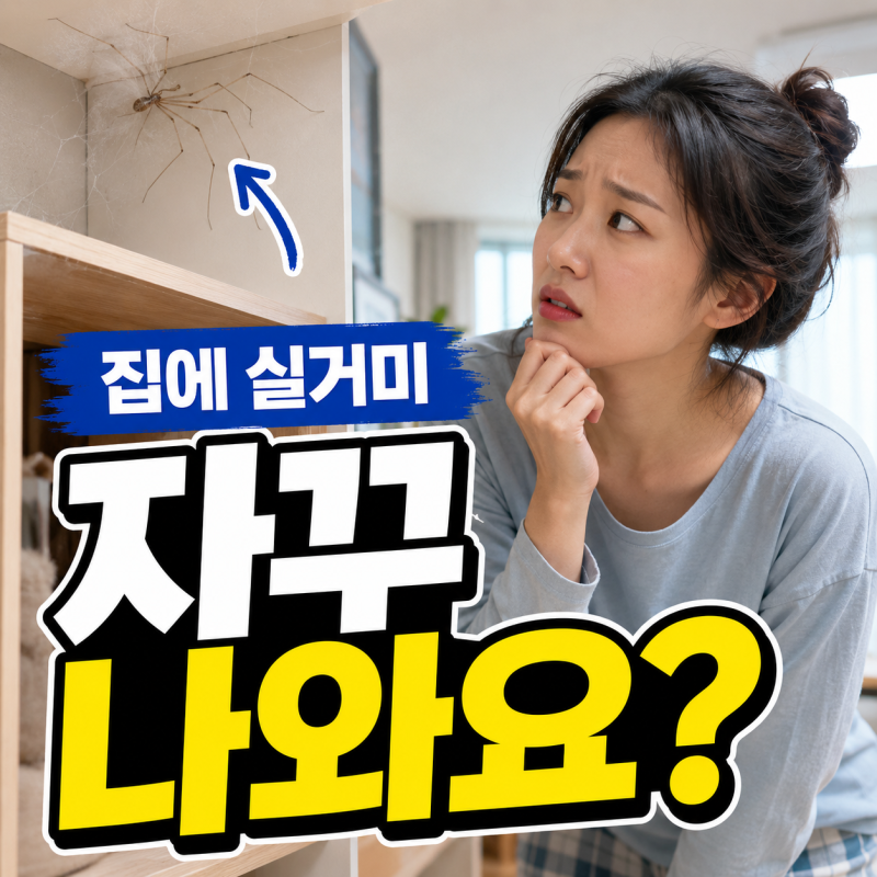 집에 실거미 이유? 안전하게 퇴치하는법 3단계