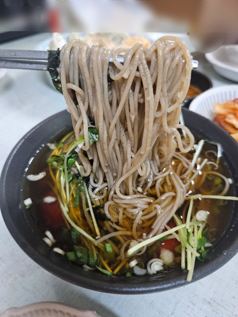 냉모밀레시피 메밀소바장국 메밀냉육수 만들기 면요리 국수요리