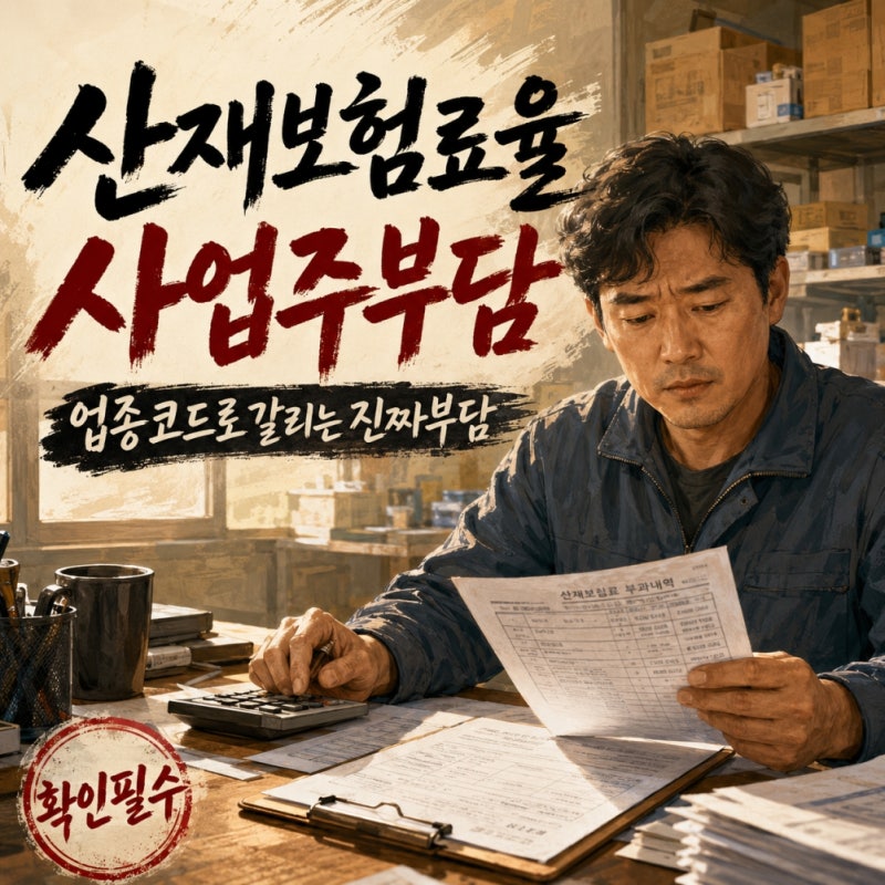 산재보험료율 업종코드 하나로 사업주 부담이 달라진다