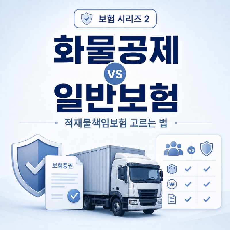 영업용 화물차 보험 시리즈 2편 화물공제와 일반보험 차이, 적재물책임보험은 어떻게 골라야....