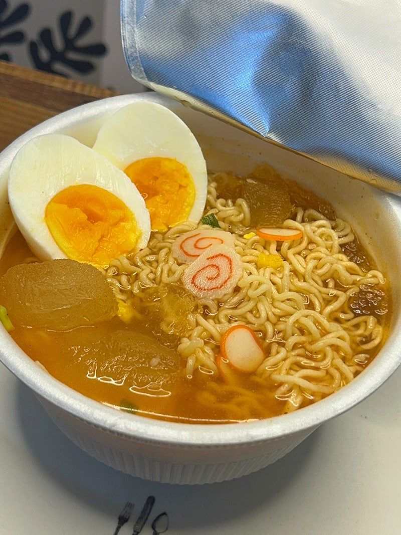 여름 냉라면 레시피 육개장 컵라면으로 만드는 초간단 냉라면
