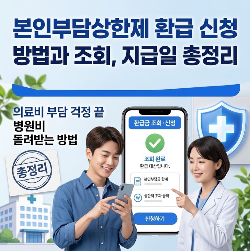 2026 본인부담상한제 환급 신청 방법과 조회, 지급일 총정리