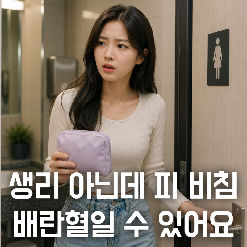 생리 예정일도 아닌데 피가 비쳤다면 배란혈일 수 있어요