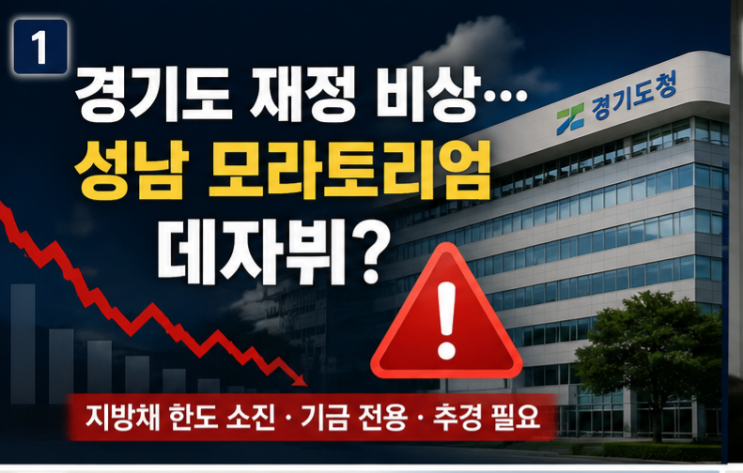 <b>추미애</b> '경기도 <b>재정 비상</b>' <b>선언</b>…왜 성남시 모라토리엄이... 