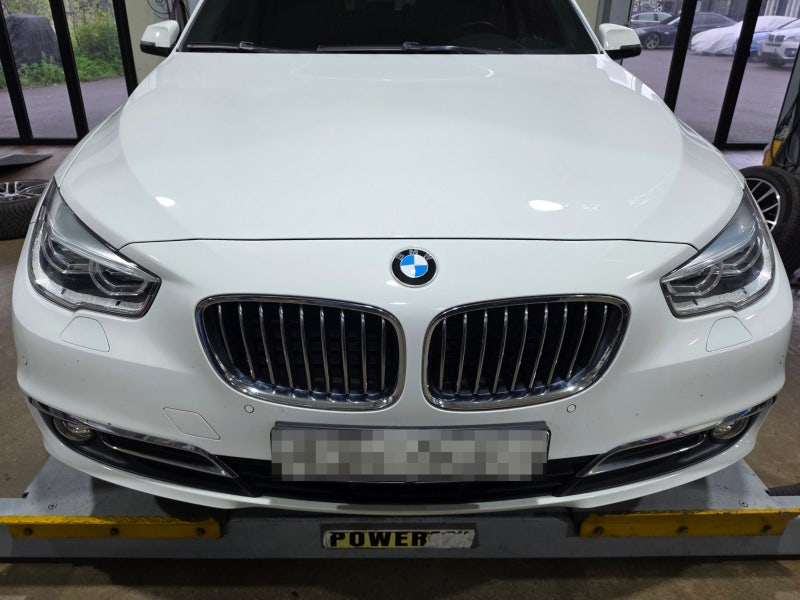 BMW 5GT 애드블루 경고등 및 엔진경고등 점등, 전단 NOX 센서 교체, 수입차 엔진경고등 점등