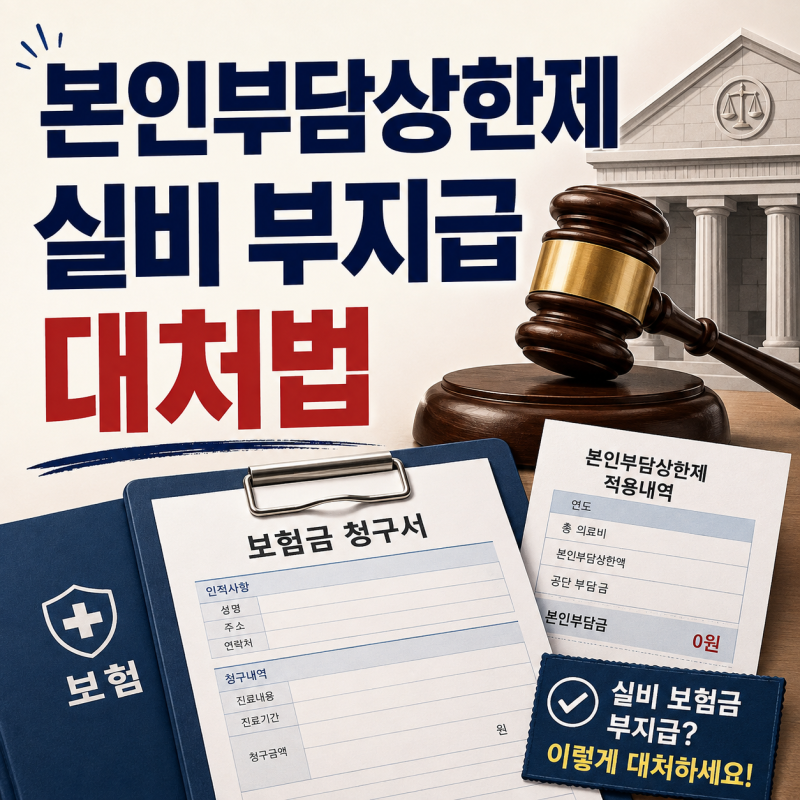 실비보험금 깎는다는 보험사! 본인부담상한제 부지급·환수 요구 대응법 (서명 금지 서류 공....