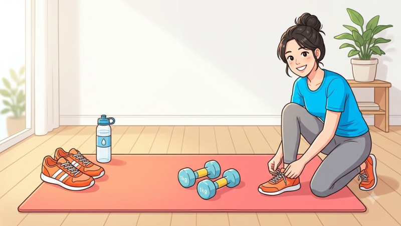 홈트레이닝 뱃살 빼기 초보자 전신 운동 루틴 완벽 가이드