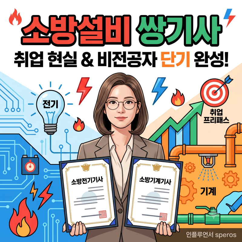 소방전기기사 소방기계기사 쌍기사 취업 현실과 비전공자 응시자격 단기 완성 방법